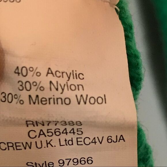 Wallace Madewell S Honeycomb Sweater Green - Picture 6 of 6